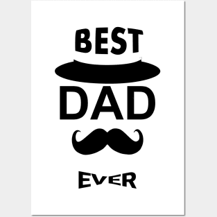 funny and cool father day gift. best dad ever Posters and Art